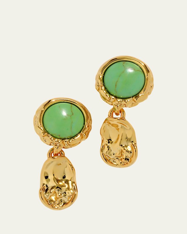 Brut Mojave Coin Drop Post Earrings